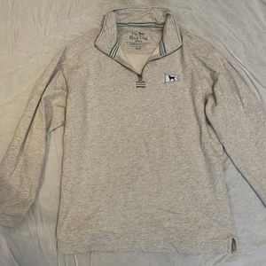 Light Grey Preppy Quarterzip